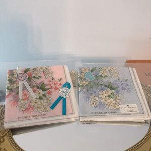 Auth❤️Vintage Pierre Balmain Handkerchiefs, Scarves